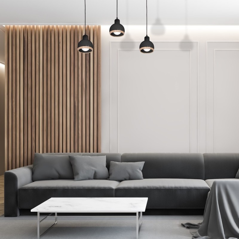 Lampa wisząca OVAL BLACK 3xE27 Lampa wisząca OVAL BLACK 3xE27