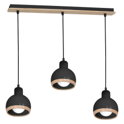Lampa wisząca OVAL BLACK 3xE27 Lampa wisząca OVAL BLACK 3xE27