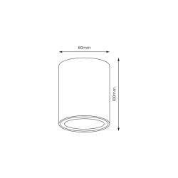 Spot Bima Round White 1xGU10 Spot Bima Round White 1xGU10