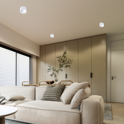 Bali Round White Recessed Fixture Bali Round White Recessed Fixture