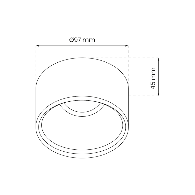 Bali Round White Recessed Fixture Bali Round White Recessed Fixture