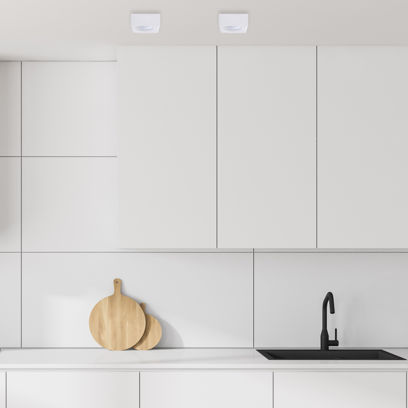 Bali Square White Recessed Fixture Bali Square White Recessed Fixture