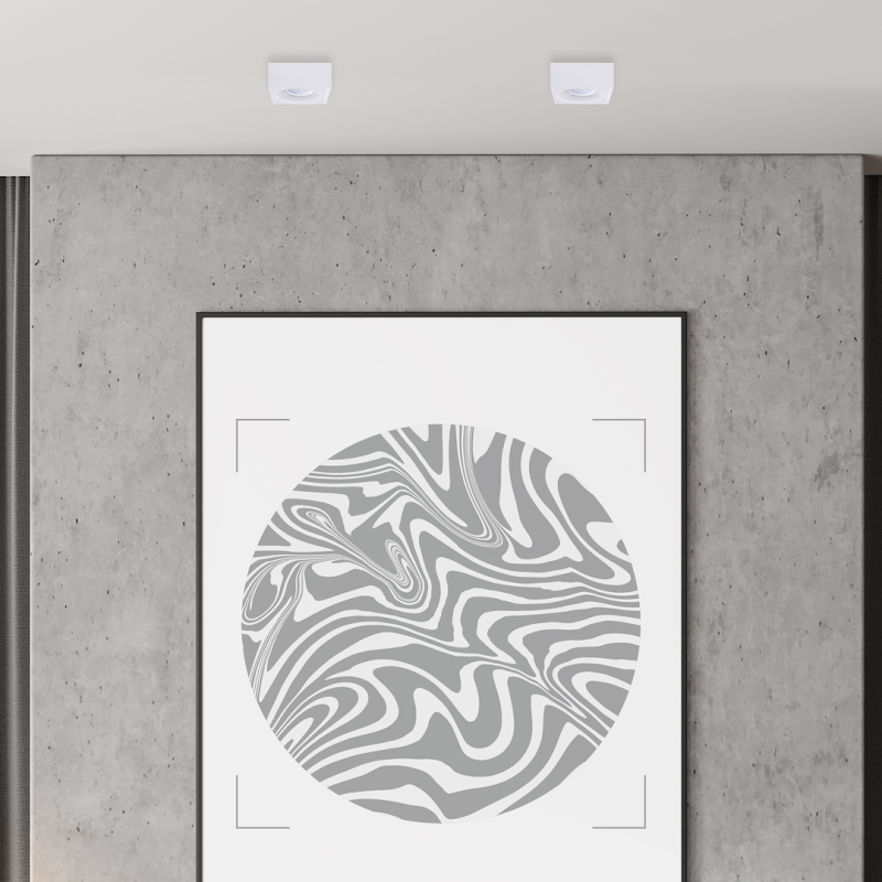 Bali Square White Recessed Fixture Bali Square White Recessed Fixture