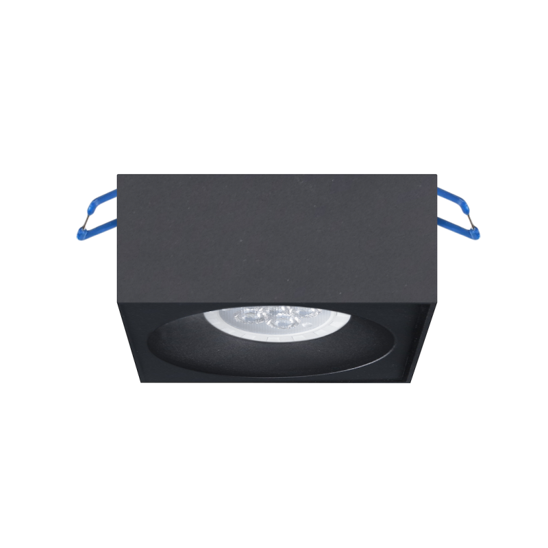 Bali Square Black Recessed Fixture Bali Square Black Recessed Fixture