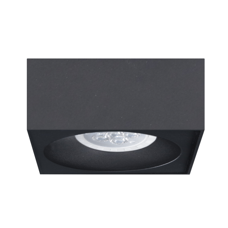 Bali Square Black Recessed Fixture Bali Square Black Recessed Fixture