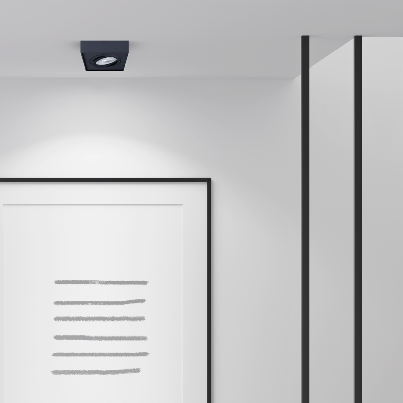 Nusa Square Black Recessed Frame Nusa Square Black Recessed Frame