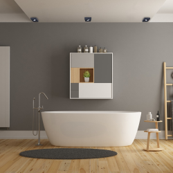 Nusa Square Black Recessed Frame Nusa Square Black Recessed Frame