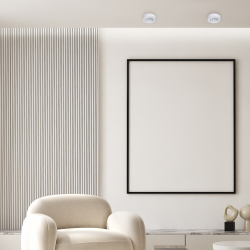 Nusa Round White Recessed Fixture Nusa Round White Recessed Fixture