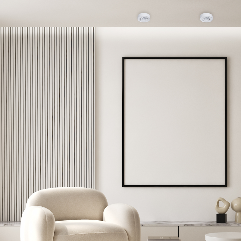 Nusa Round White Recessed Fixture Nusa Round White Recessed Fixture