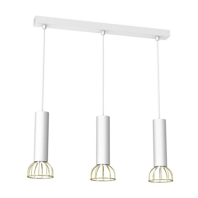 Lampa wisząca Dante 3x mini GU10 Biały/Złoty
