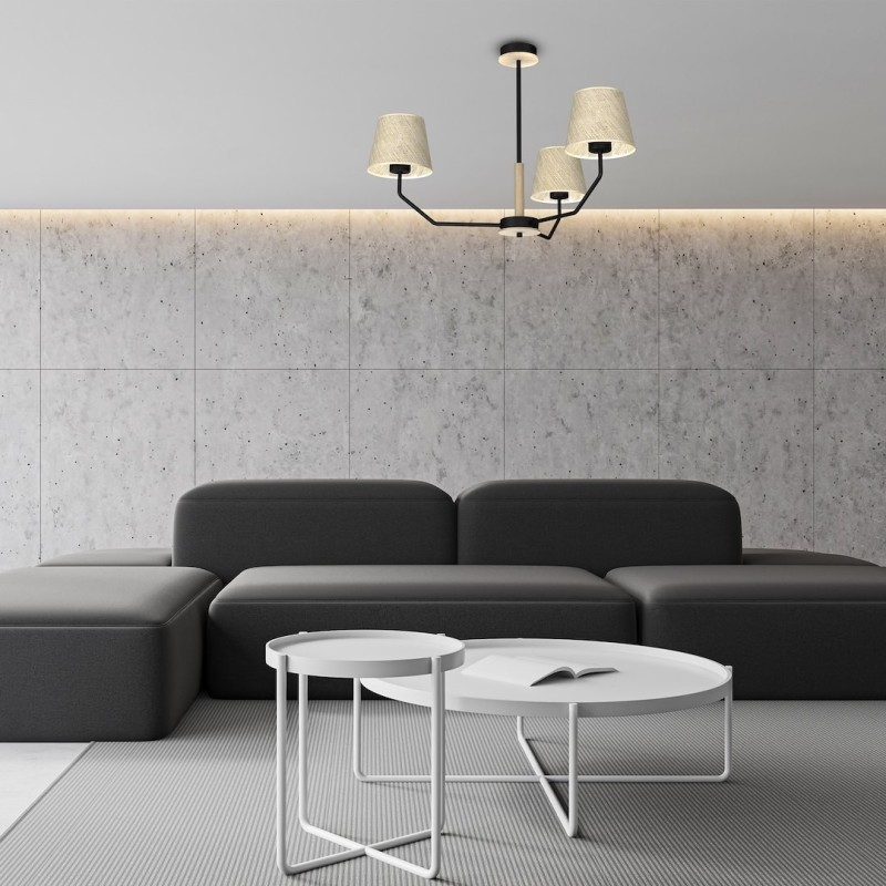 Lampa wisząca ETNA Black 3xE27 Lampa wisząca ETNA Black 3xE27