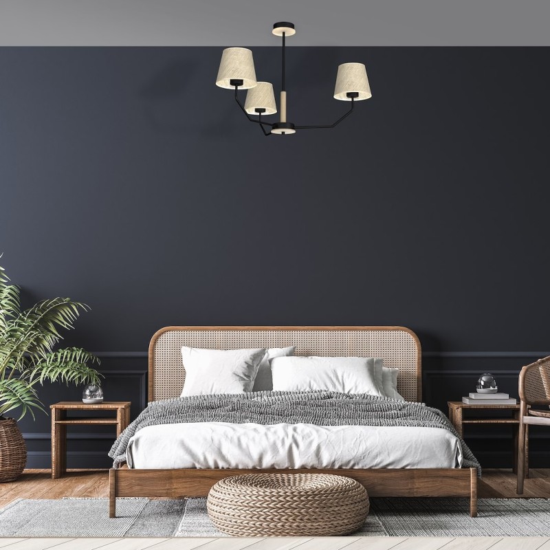 Lampa wisząca ETNA Black 3xE27 Lampa wisząca ETNA Black 3xE27