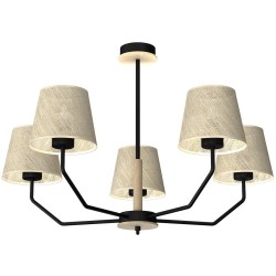 Lampa wisząca ETNA Black 5xE27 Lampa wisząca ETNA Black 5xE27