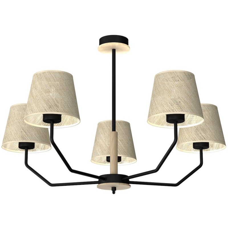 Lampa wisząca ETNA Black 5xE27 Lampa wisząca ETNA Black 5xE27