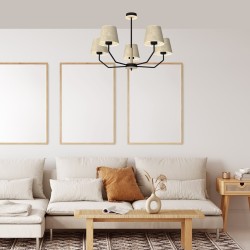 Lampa wisząca ETNA Black 5xE27 Lampa wisząca ETNA Black 5xE27