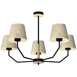 Lampa wisząca ETNA Black 5xE27 Lampa wisząca ETNA Black 5xE27