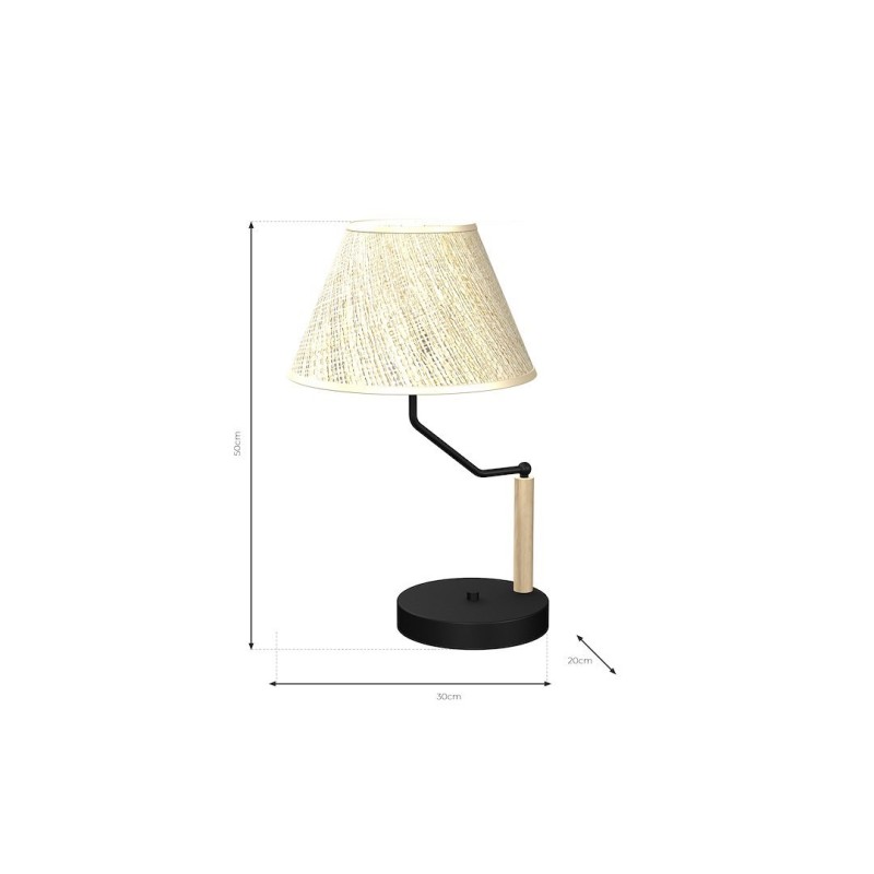 Tischlampe ETNA Schwarz 1xE27 Tischlampe ETNA Schwarz 1xE27