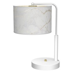 Lampka nocna Senso 1xE27 Biały/Złoty
