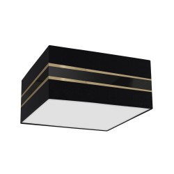 Ceiling lamp Square ULTIMO BLACK 2xE27