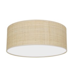 Lampa sufitowa Marshall 2xE27 Ø40cm Biały/Rattan