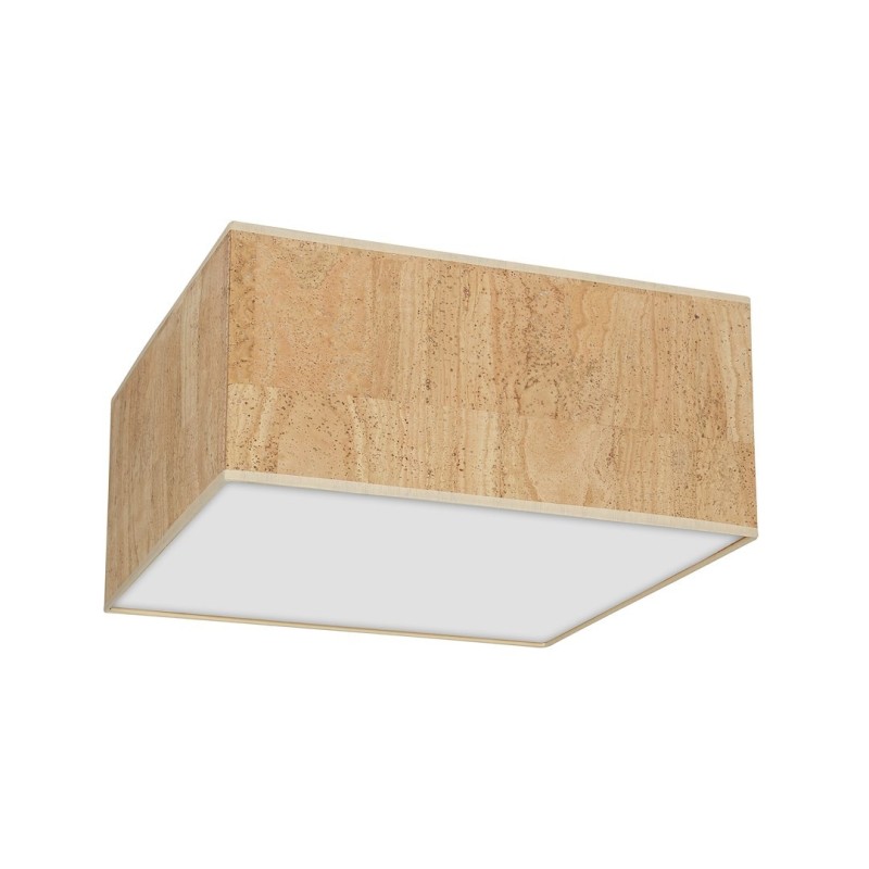 Ceiling lamp Cork 2xE27 White / Cork