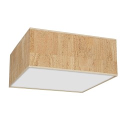 Ceiling lamp Cork 3xE27 White / Cork