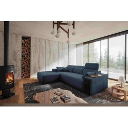 Milano I corner sofa with a sleeping function in Plecionka fabric, Verita 76 – elegance and functionality in one