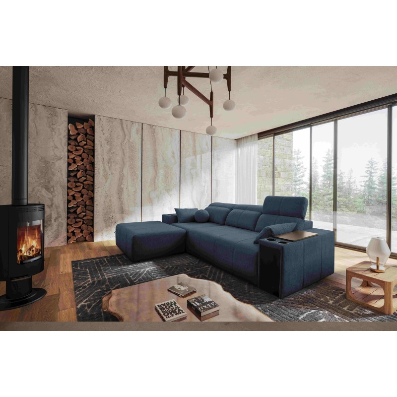 Milano I corner sofa with a sleeping function in Plecionka fabric, Verita 76 – elegance and functionality in one Milano I corner sofa with a sleeping function in Plecionka fabric, Verita 76 – elegance and functionality in one