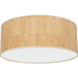 Lampa sufitowa Cork 3xE27 Ø50cm Biały / Korek Lampa sufitowa Cork 3xE27 Ø50cm Biały / Korek