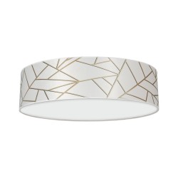 Ziggy Ceiling Lamp 3xE27 Ø50cm White/Gold