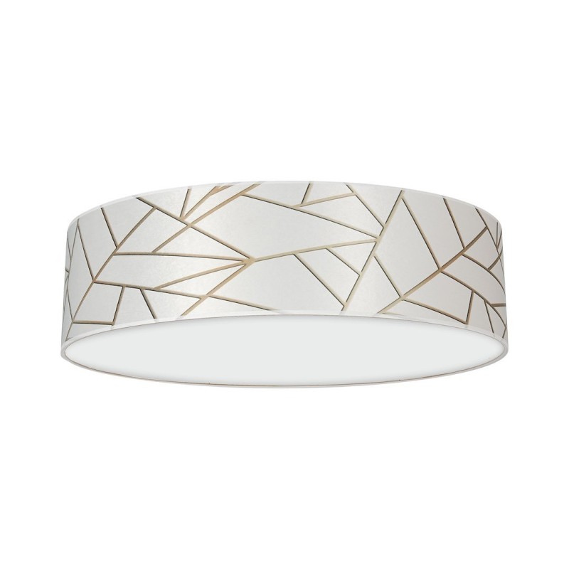 Ziggy Ceiling Lamp 3xE27 Ø50cm White/Gold