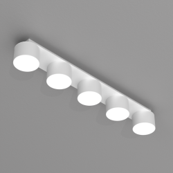 Lampa sufitowa Dixie 5xGX53 Biały Lampa sufitowa Dixie 5xGX53 Biały