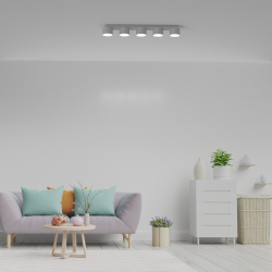 Lampa sufitowa Dixie 5xGX53 Biały Lampa sufitowa Dixie 5xGX53 Biały