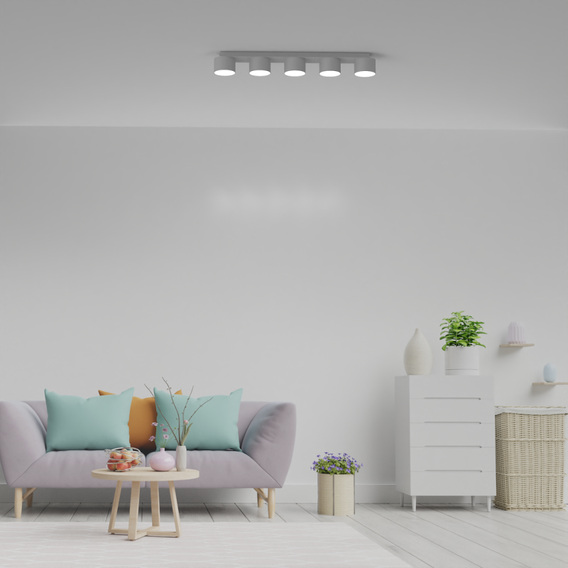 Lampa sufitowa Dixie 5xGX53 Biały Lampa sufitowa Dixie 5xGX53 Biały