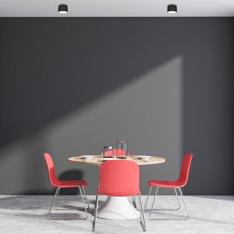 Lampa sufitowa DIXIE Black 1xGX53 Lampa sufitowa DIXIE Black 1xGX53