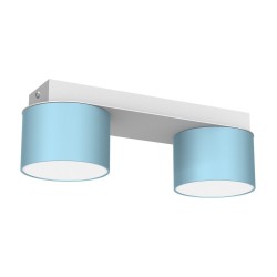 Lampa sufitowa Dixie 2xGX53 Niebieski / Biały