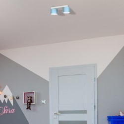 Lampa sufitowa Dixie 2xGX53 Niebieski / Biały Lampa sufitowa Dixie 2xGX53 Niebieski / Biały