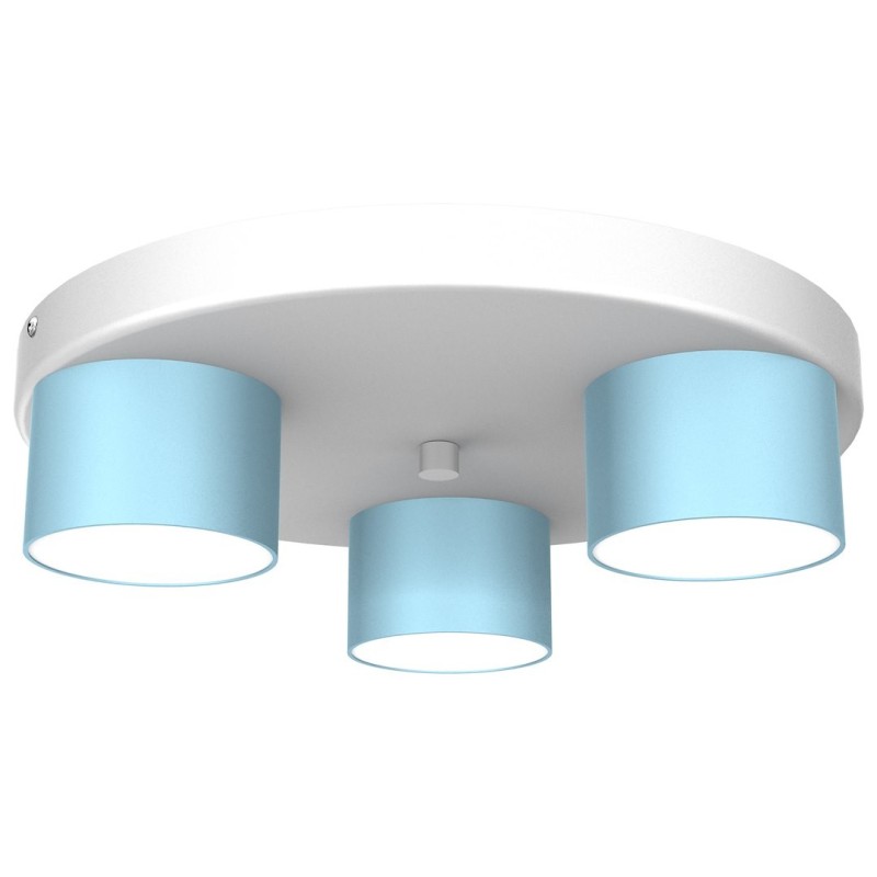 Lampa sufitowa Dixie 3xGX53 Niebieski / Biały Lampa sufitowa Dixie 3xGX53 Niebieski / Biały
