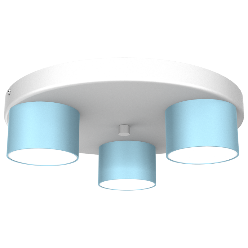 Lampa sufitowa Dixie 3xGX53 Niebieski / Biały Lampa sufitowa Dixie 3xGX53 Niebieski / Biały