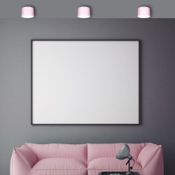 Lampa sufitowa DIXIE Pink 1xGX53 Lampa sufitowa DIXIE Pink 1xGX53