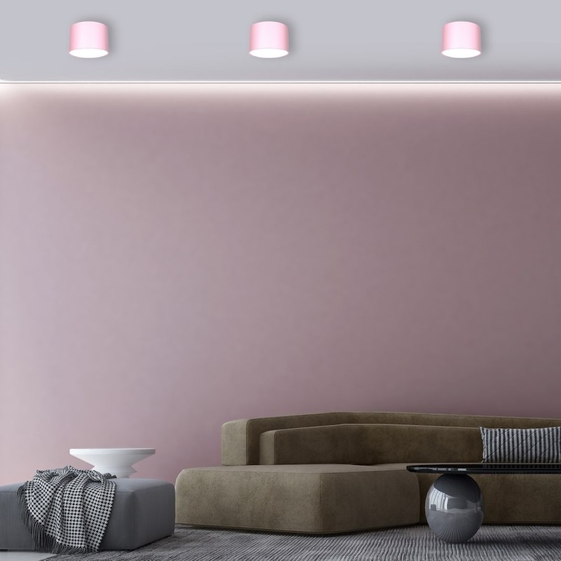 Lampa sufitowa DIXIE Pink 1xGX53 Lampa sufitowa DIXIE Pink 1xGX53