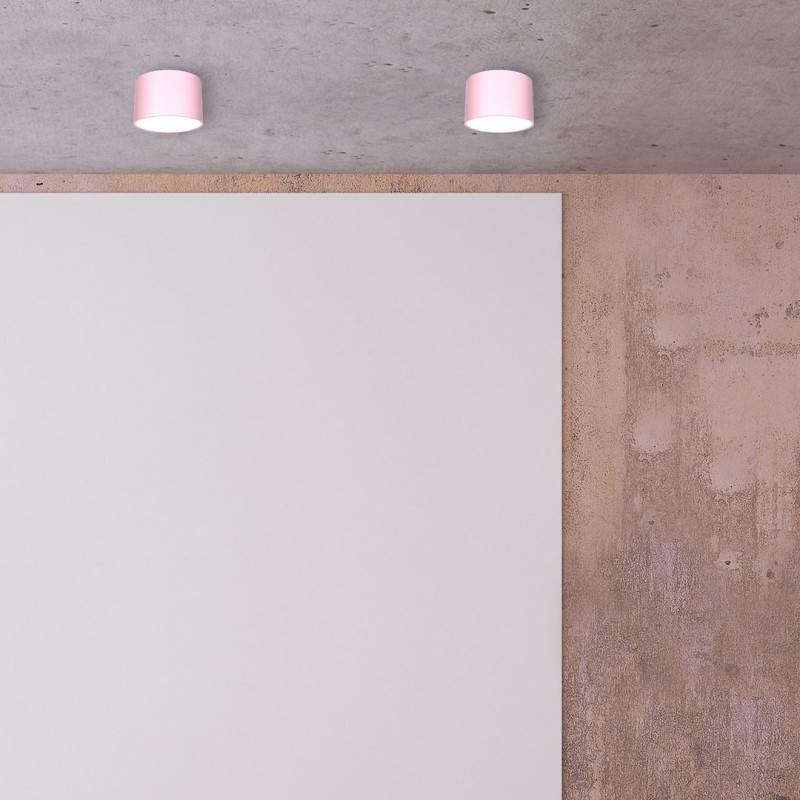 Lampa sufitowa DIXIE Pink 1xGX53 Lampa sufitowa DIXIE Pink 1xGX53