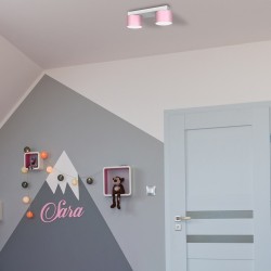 Lampa sufitowa Dixie 2xGX53 Różowy/Biały Lampa sufitowa Dixie 2xGX53 Różowy/Biały