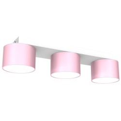 Lampa sufitowa Dixie 3xGX53 Różowy/Biały Lampa sufitowa Dixie 3xGX53 Różowy/Biały