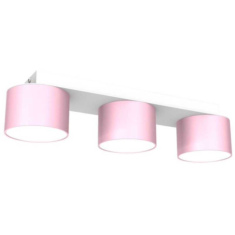 Lampa sufitowa Dixie 3xGX53 Różowy/Biały Lampa sufitowa Dixie 3xGX53 Różowy/Biały