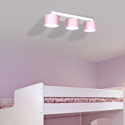 Lampa sufitowa Dixie 3xGX53 Różowy/Biały Lampa sufitowa Dixie 3xGX53 Różowy/Biały