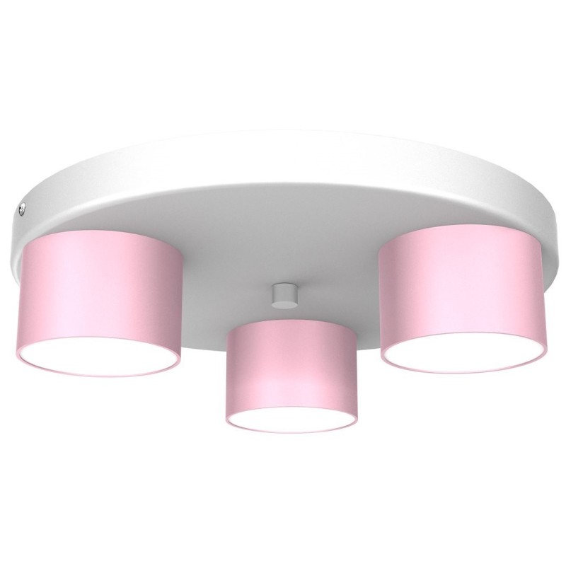 Lampa sufitowa Dixie 3xGX53 Różowy/Biały Lampa sufitowa Dixie 3xGX53 Różowy/Biały