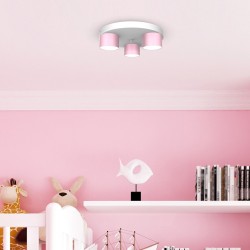 Lampa sufitowa Dixie 3xGX53 Różowy/Biały Lampa sufitowa Dixie 3xGX53 Różowy/Biały