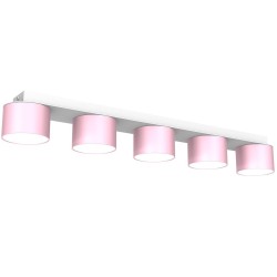 Lampa sufitowa Dixie 5xGX53 Różowy/Biały Lampa sufitowa Dixie 5xGX53 Różowy/Biały