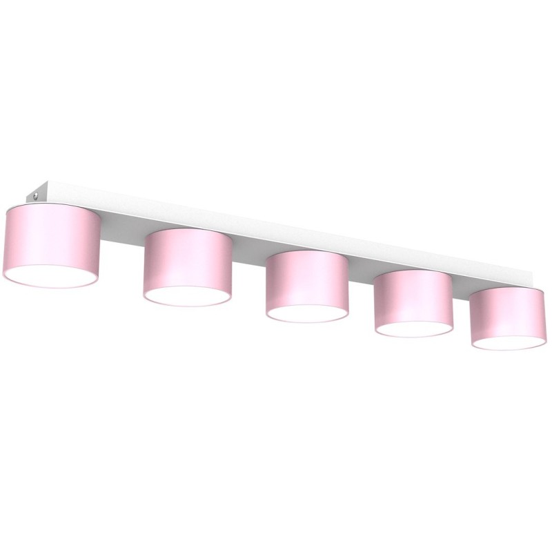 Lampa sufitowa Dixie 5xGX53 Różowy/Biały Lampa sufitowa Dixie 5xGX53 Różowy/Biały